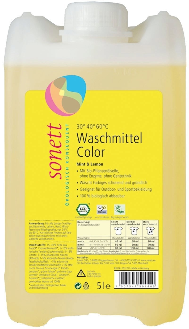 SONETT Waschmittel Color 20° - 60°C Mint Lemon