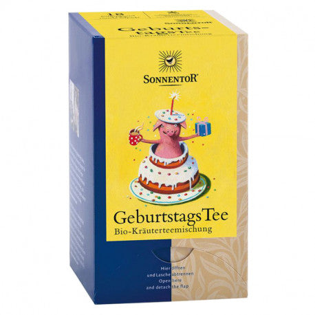 DrogerieMarkt24 - DrogerieMarkt24 SONNENTOR Geburtstagstee Doppelkammer 18 Beutel - Burgerstein