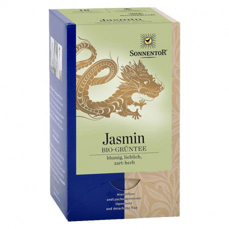 DrogerieMarkt24 - DrogerieMarkt24 SONNENTOR Grüntee Jasmin Beutel 18 Stück - Burgerstein