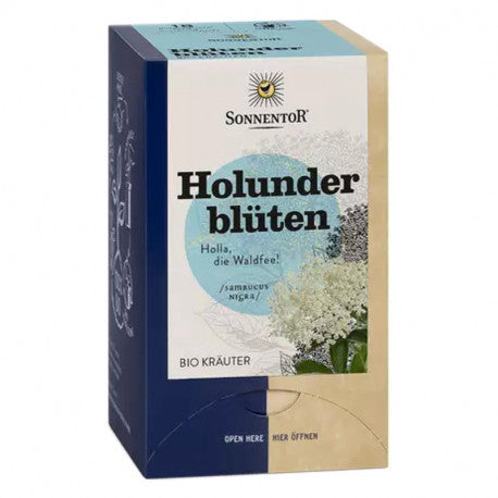 DrogerieMarkt24 - DrogerieMarkt24 SONNENTOR Holunderblüten Tee Beutel 18 Stück - Burgerstein