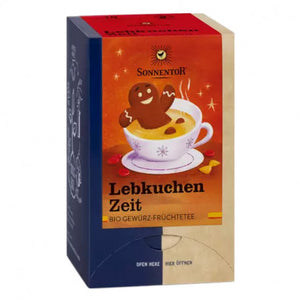 DrogerieMarkt24 - DrogerieMarkt24 SONNENTOR Lebkuchen Zeit Tee Beutel 18 Stück - Burgerstein