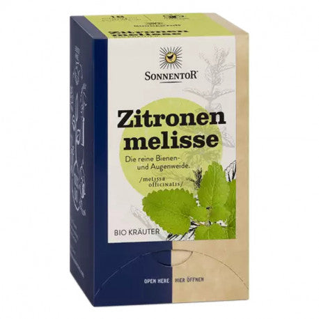 DrogerieMarkt24 - DrogerieMarkt24 SONNENTOR Zitronenmelisse Tee Beutel 18 Stück - Burgerstein
