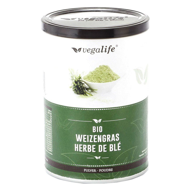 VEGALIFE Weizengras Pulver Dose (125 g)