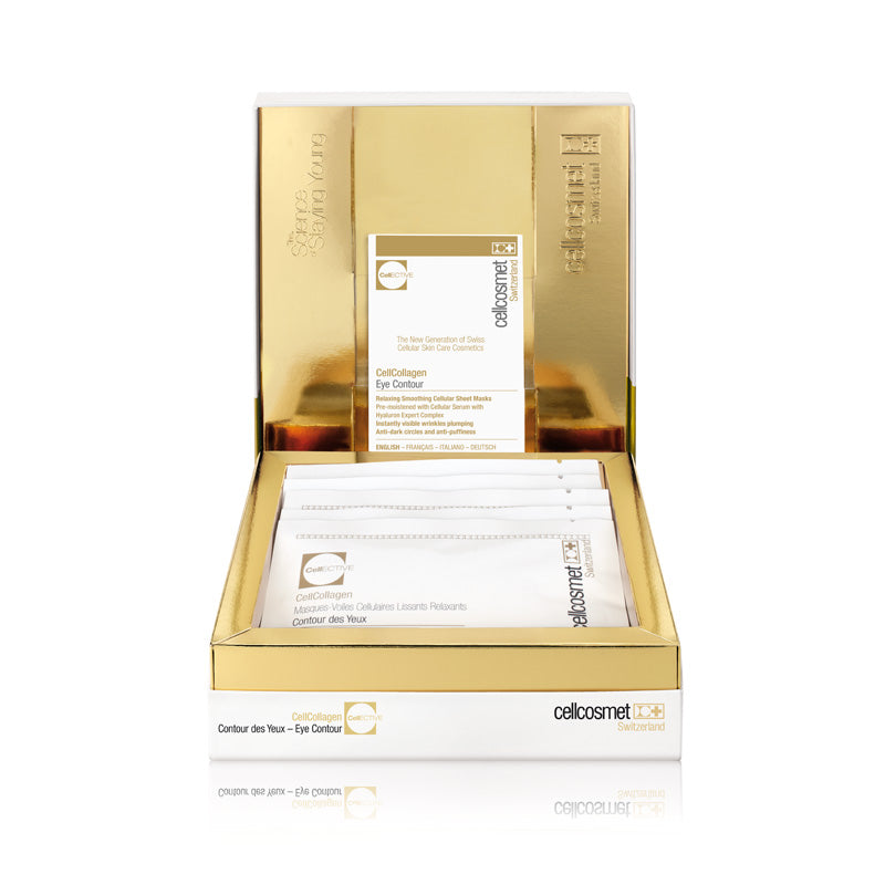 DrogerieMarkt24 - DrogerieMarkt24 CELLCOSMET CellCollagen Eye Contour Mask 5 Set - Burgerstein